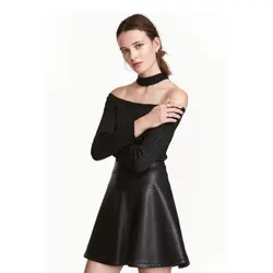 بلوز زنانه یقه قایقی - قیمت و مشخصات بلوز زنانه مشکی