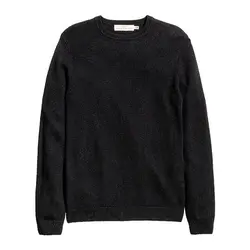 پلیور مردانه مشکی کد 00265 - قیمت و خرید انواع پلیورهای مردانه مارک H&M