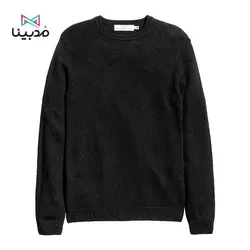 پلیور مردانه مشکی کد 00265 - قیمت و خرید انواع پلیورهای مردانه مارک H&M