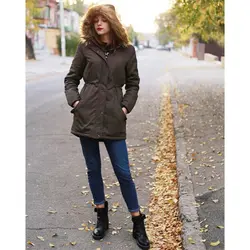 کاپشن خزدار زنانه - مشخصات و لیست قیمت انواع کاپشن و پالتو زنانه برند esmara