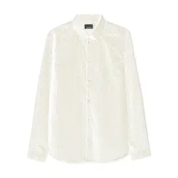 پیراهن مردانه سفید - خرید اینترنتی پیراهن های نخی مارک H&M تا 43% تخفیف