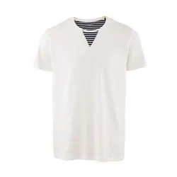 تیشرت سفید مردانه لیورجی | خرید لباس های مردانه | فروشگاه اینترنتی لباس مدبینا