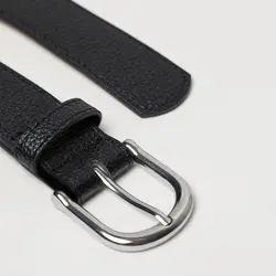 کمربند زنانه چرم مشکی اچ اند ام| خرید اکسسوری زنانه | فروشگاه اینترنتی لباس زنانه