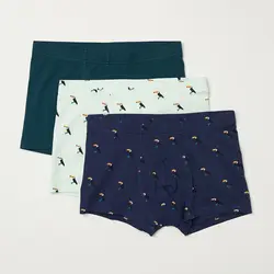 شورت مردانه (پک سه عددی) | خرید لباس های مردانه | فروشگاه اینترنتی لباس مدبینا