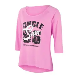 پیراهن آستین سه ربع صورتی | خرید لباس های زنانه | فروشگاه اینترنتی لباس مدبینا