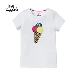 تیشرت پولک دار دخترانه | خرید آنلاین لباس بچه گانه | فروشگاه اینترنتی لباس مدبینا