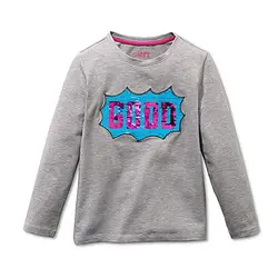 تیشرت بچه گانه دخترانه پولک 2 رو | خرید اینترنتی لباس | آنلاین شاپ لباس مدبینا