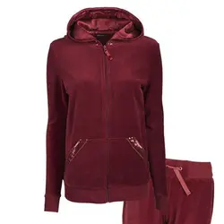 ست سویشرت و شلوار مخملی زرشکی| خرید لباس زنانه | فروشگاه اینترنتی لباس زنانه