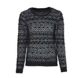 پولیور موهر مشکی سیم دار| خرید اینترنتی لباس زنانه | فروشگاه اینترنتی لباس مدبینا