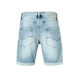 شلوارک جین زاپ دار مردانه | خرید لباس های مردانه | فروشگاه اینترنتی لباس مدبینا