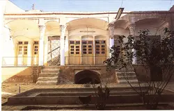 معماری خانۀ جهان آرایی کاشان