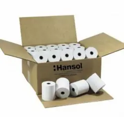 رول کاغذ حرارتی 8 سانتی متری چاپ مشکی 84 تایی