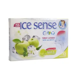 آبنبات طعم دار حاوی سیب ترش و اکالیپتوس و آویشن آیس سنس