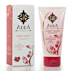 ژل بهداشتی بانوان آدرا حاوی عصاره انار حجم 150 میلی لیتر