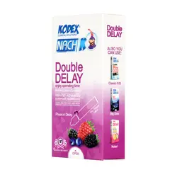 کاندوم تاخیری کدکس مدل دوبل ناچ بسته 10 عددی