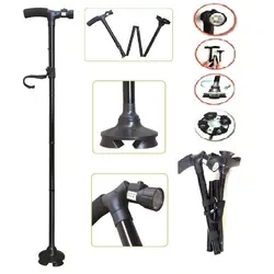 عصا چراغ دار تاشو با پایه غضروفی