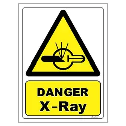 برچسب ایمنی مستر راد طرح DANGER X-Ray مدل HSE-OSHA-409