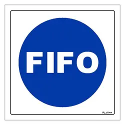 برچسب ایمنی مستر راد طرح اولین ورودی اولین خروجی مدل HSE-OSHA-041