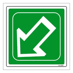 برچسب ایمنی مستر راد طرح بکشید مدل HSE-OSHA-102