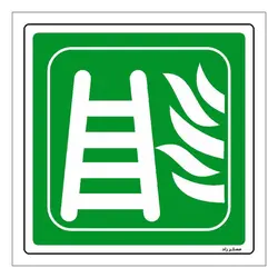 برچسب ایمنی مستر راد طرح خروج اضطراری مدل HSE-OSHA-039