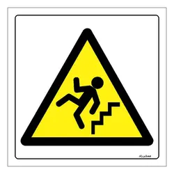 برچسب ایمنی مستر راد طرح خطر راه پله غیر استاندارد مدل HSE-OSHA-247