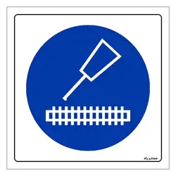 برچسب ایمنی مستر راد طرح دستگاه را طبق دستورالعمل روغن کاری کنید مدل HSE-OSHA-382