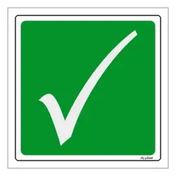 برچسب ایمنی مستر راد طرح رعایت نکات ایمنی الزامی است مدل HSE-OSHA-199