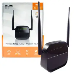 مودم روتر ۲ آنتن +D-Link DSL-124 New N300 ADSL2