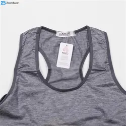 ست نیم تنه و شورت ورزشی زنانه کوزا مدل 9151-2 رنگ خاکستری تیره | ماییلدا