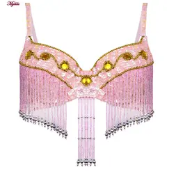 سوتین زنانه عربی مدل پولک دوزی فنردار کد 4512-1 | ماییلدا