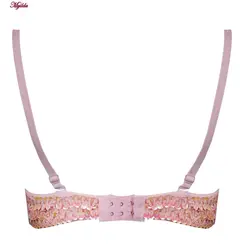 سوتین زنانه عربی مدل پولک دوزی فنردار کد 4512-1 | ماییلدا