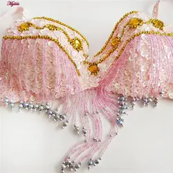 سوتین زنانه عربی مدل پولک دوزی فنردار کد 4512-1 | ماییلدا