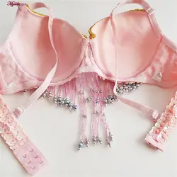 سوتین زنانه عربی مدل پولک دوزی فنردار کد 4512-1 | ماییلدا