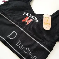 نیم تنه پد دار ورزشی زنانه مشکی کد 4618 | ماییلدا