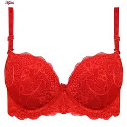 سوتین دکلته فنردار زنانه لنا مدل پوش آپ قرمز کد 4627 | ماییلدا