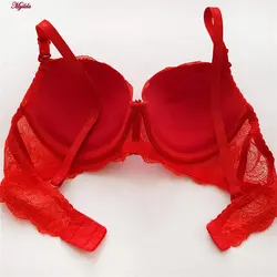 سوتین دکلته فنردار زنانه لنا مدل پوش آپ قرمز کد 4627 | ماییلدا