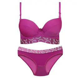 ست شورت و سوتین زنانه دکلته فنردار مدل پوش آپ سرخابی کد 4626-3 | ماییلدا