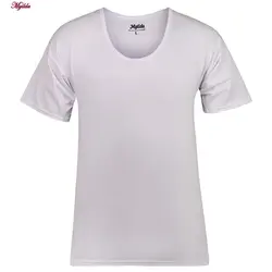 زیرپوش آستین دار مردانه ماییلدا مدل پنبه ای سفید کد 4710-3 بسته 3 عددی | ماییلدا