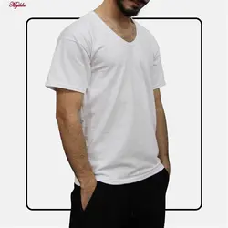 زیرپوش آستین دار مردانه ماییلدا مدل پنبه ای سفید کد 4710-3 بسته 3 عددی | ماییلدا