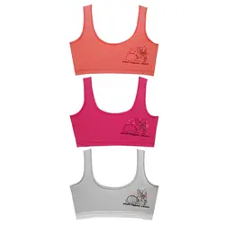 نیم تنه دخترانه مدل بدون پد کد 4686-2 بسته 3 عددی | ماییلدا