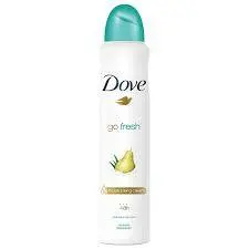 اسپری ضدتعریق داو مدل Go Fresh با رایحه گلابی و آلوئه ورا حجم ۲۵۰ میلی لیتر