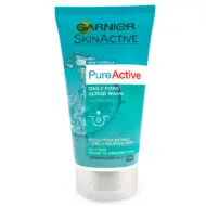 ژل اسکراب پاک کننده عمیق منافذ پوست Pure Active گارنیه