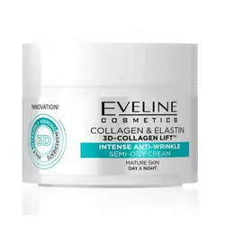 کرم ضدچروک قوی کلاژن و الاستین اولاین Eveline Collagen Elastin حجم 50 میل