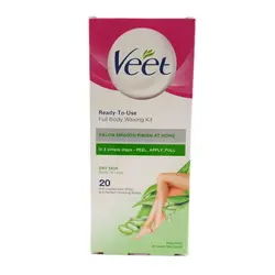 نوار موبر بدن ویت Veet مخصوص پوست های خشک بسته 20 عددی