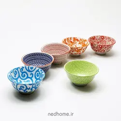 کاسه ماست خوری سرامیک گلدار 9 cm