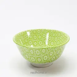 کاسه ماست خوری سرامیک گلدار 9 cm