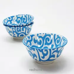 کاسه ماست خوری سرامیک گلدار 9 cm