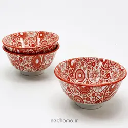 کاسه ماست خوری سرامیک گلدار 9 cm