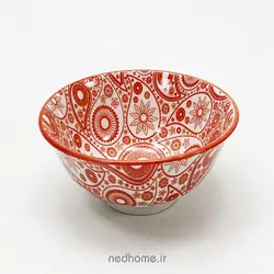 کاسه ماست خوری سرامیک گلدار 9 cm