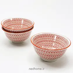 کاسه ماست خوری سرامیک گلدار 9 cm